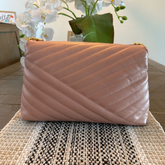 Brand New With Tags - Tory Burch Kira Chevron Flap Shoulder Bag - Picture 5 of 13